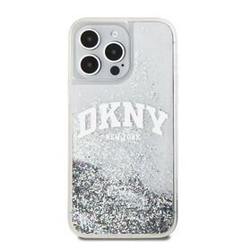 DKNY Liquid Glitter Big Logo case for iPhone 15 Pro - white | Techbox