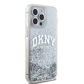 DKNY Liquid Glitter Big Logo case for iPhone 15 Pro - white | Techbox