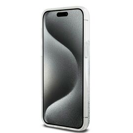 DKNY Liquid Glitter Big Logo case for iPhone 15 Pro - white | Techbox