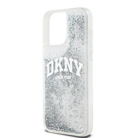 DKNY Liquid Glitter Big Logo case for iPhone 15 Pro - white | Techbox