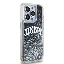 DKNY Liquid Glitter Big Logo iPhone 14 Pro Case - Black | Techbox