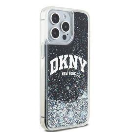 DKNY Liquid Glitter Big Logo iPhone 14 Pro Max Case - Black | Techbox