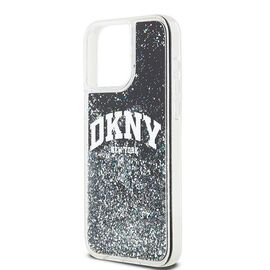 DKNY Liquid Glitter Big Logo iPhone 14 Pro Max Case - Black | Techbox