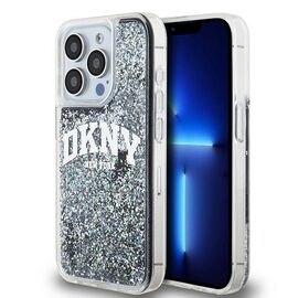 Etui DKNY Liquid Glitter Big Logo na iPhone 15 Pro - czarne | Techbox