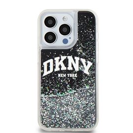 Etui DKNY Liquid Glitter Big Logo na iPhone 15 Pro - czarne | Techbox