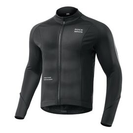 Rockbros 15400002004 Long Sleeve Autumn/Winter Cycling Jersey XL - Black | Techbox