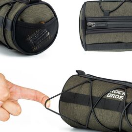 Rockbros 30110049001 bicycle handlebar bag 2 l - green | Techbox