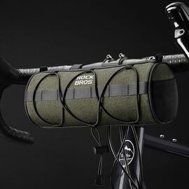 Rockbros 30110049001 bicycle handlebar bag 2 l - green | Techbox