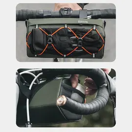 Rockbros 30110054001 bicycle handlebar bag 2.2 l - green | Techbox