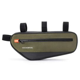 Rockbros 30120079001 bicycle bag for 1.7 l frame - green and black - Smartphone Holders - Smartphones - Techbox