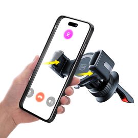 3mk Memo Hug car phone holder for air vent - black - Smartphone Holders - Smartphones - Techbox