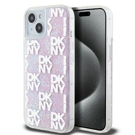 DKNY Liquid Glitter Multilogo case for iPhone 15 / 14 / 13 - pink | Techbox