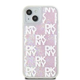 DKNY Liquid Glitter Multilogo case for iPhone 15 / 14 / 13 - pink | Techbox