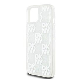 DKNY Liquid Glitter Multilogo case for iPhone 15 / 14 / 13 - white | Techbox