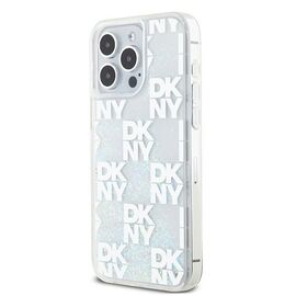 DKNY Liquid Glitter Multilogo case for iPhone 15 Pro Max - white | Techbox