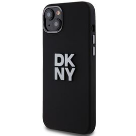 DKNY Liquid Silicone Metal Logo iPhone 15/14/13 Case - Black - Uncategorized Cases (2) - Cases - Techbox