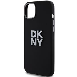DKNY Liquid Silicone Metal Logo iPhone 15/14/13 Case - Black - Uncategorized Cases (2) - Cases - Techbox