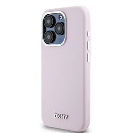 DKNY Liquid Silicone Small Metal Logo MagSafe case for iPhone 14 Pro - pink - Apple Cases - Cases - Techbox