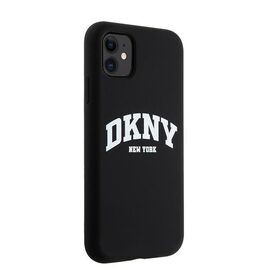 DKNY Liquid Silicone White Printed Logo MagSafe Case for iPhone 11/Xr - Black - Uncategorized Cases (2) - Cases - Techbox