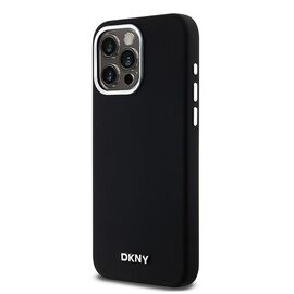 Etui DKNY Liquid Silicone Small Metal Logo MagSafe na iPhone 14 Pro Max - czarne - Uncategorized Cases (2) - Cases - Techbox