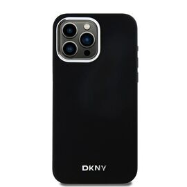 Etui DKNY Liquid Silicone Small Metal Logo MagSafe na iPhone 14 Pro Max - czarne - Uncategorized Cases (2) - Cases - Techbox