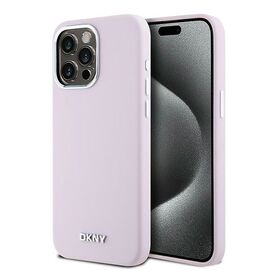 Etui DKNY Liquid Silicone Small Metal Logo MagSafe na iPhone 14 Pro Max - różowe - Uncategorized Cases (2) - Cases - Techbox