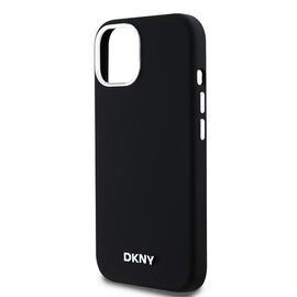 Etui DKNY Liquid Silicone Small Metal Logo MagSafe na iPhone 15 / 14 / 13 - czarne - Uncategorized Cases (2) - Cases - Techbox