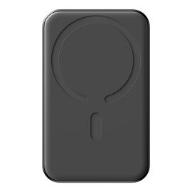 Powerbank Joyroom JR-W020 Mini 5000mAh USB-A USB-C inductive 20W - black + USB-C / USB-C cable | Techbox