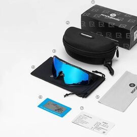Rockbros SP297 polarizing cycling glasses - black | Techbox