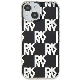 DKNY IML Checkered Mono Pattern case for iPhone 15 Plus / 14 Plus - black - Apple Cases - Cases - Techbox