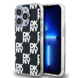 DKNY IML Checkered Mono Pattern case for iPhone 15 Pro Max - black - Apple Cases - Cases - Techbox