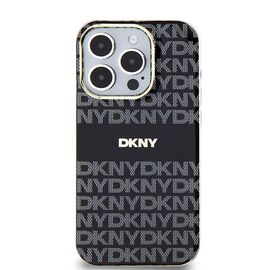 DKNY IML Mono &amp; Stripe MagSafe Case for iPhone 13 Pro / 13 - Black | Techbox