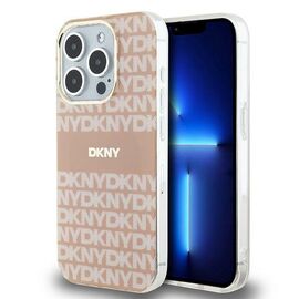 DKNY IML Mono &amp; Stripe MagSafe case for iPhone 13 Pro Max - pink | Techbox