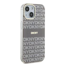 DKNY IML Mono &amp; Stripe MagSafe case for iPhone 15 / 14 / 13 - beige - Apple Cases - Cases - Techbox