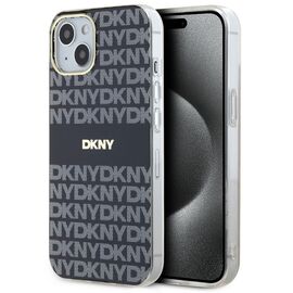 DKNY IML Mono &amp; Stripe MagSafe Case for iPhone 15/14/13 - Black | Techbox