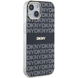 DKNY IML Mono &amp; Stripe MagSafe Case for iPhone 15/14/13 - Black | Techbox