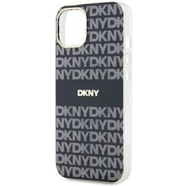 DKNY IML Mono &amp; Stripe MagSafe Case for iPhone 15/14/13 - Black | Techbox