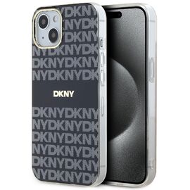 DKNY IML Mono &amp; Stripe MagSafe Case for iPhone 15/14/13 - Black - Apple Cases - Cases - Techbox
