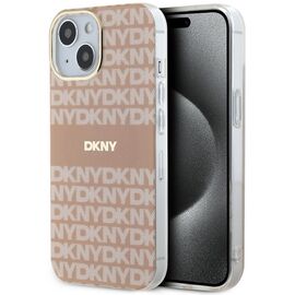DKNY IML Mono &amp; Stripe MagSafe case for iPhone 15 / 14 / 13 - pink - Apple Cases - Cases - Techbox