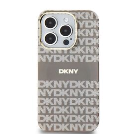 DKNY IML Mono &amp; Stripe MagSafe case for iPhone 15 Pro - beige | Techbox