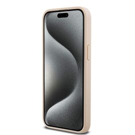DKNY Leather Mono Stripe &amp; Metal Logo case for iPhone 15 Pro Max - pink - Apple Cases - Cases - Techbox