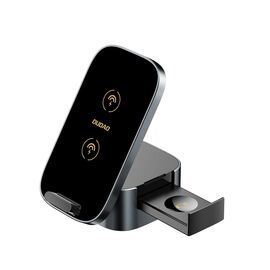 Dudao A11Pro+ 15W 3in1 Inductive Charger for Phone/Smartwatch/Headphones - Black | Techbox