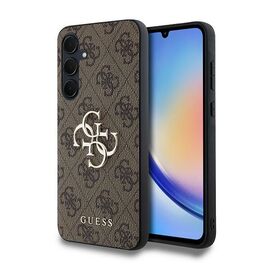 Guess 4G Big Metal Logo case for Samsung Galaxy A35 - brown | Techbox