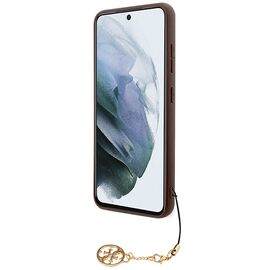 Guess 4G Charms Collection case for Samsung Galaxy A35 - brown | Techbox