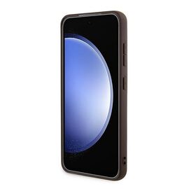 Guess 4G Metal Gold Logo case for Samsung Galaxy A35 - brown | Techbox