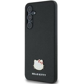 Hello Kitty Metal Logo Kitty Head case for Samsung Galaxy A55 - black | Techbox