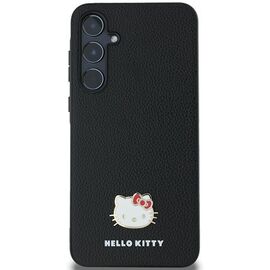 Hello Kitty Metal Logo Kitty Head case for Samsung Galaxy A55 - black | Techbox