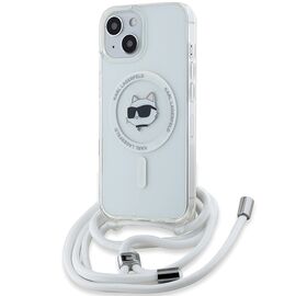 Karl Lagerfeld IML Choupette Head &amp; Cord MagSafe case for iPhone 13 / 14 / 15 - transparent - Uncategorized Cases (2) - Cases - Techbox
