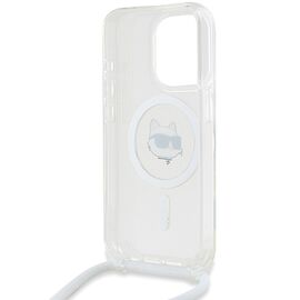Karl Lagerfeld IML Choupette Head &amp; Cord MagSafe case for iPhone 13 Pro Max - transparent - Apple Cases - Cases - Techbox