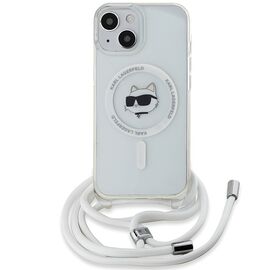 Karl Lagerfeld IML Choupette Head &amp; Cord MagSafe case for iPhone 14 / 13 / 15 - transparent - Apple Cases - Cases - Techbox